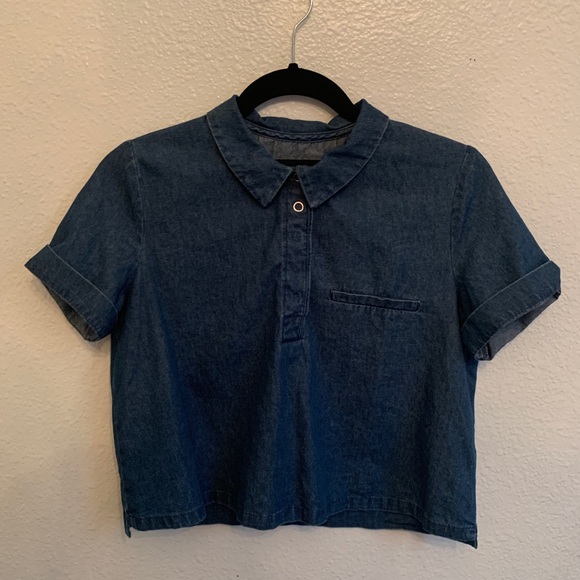 Denim Top from Zara - Picture 2 of 3